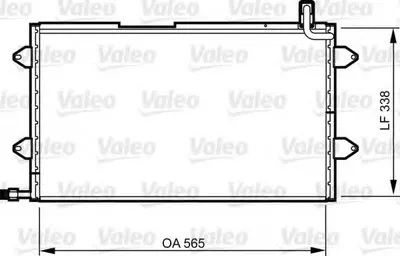 Конденсатор, кондиционер VALEO купить