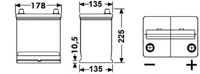 Стартерная аккумуляторная батарея; Стартерная аккумуляторная батарея EXCELL ** EXIDE купить