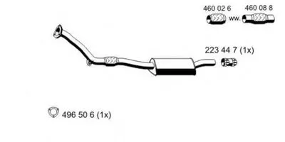 Предглушитель выхлопных газов ERNST купить