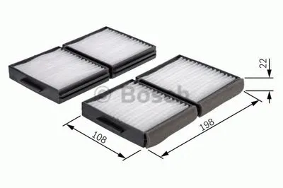 Фильтр, воздух во внутренном пространстве BOSCH купить