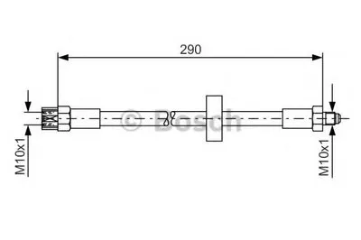 Тормозной шланг BOSCH купить