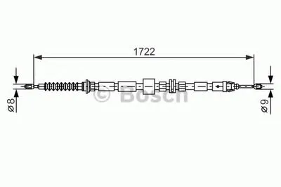 Трос, стояночная тормозная система BOSCH купить
