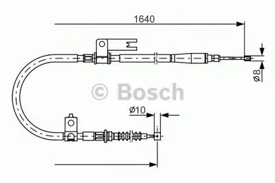 Трос, стояночная тормозная система BOSCH купить