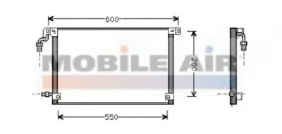 Конденсатор, кондиционер VAN WEZEL купить