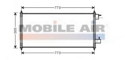 Конденсатор, кондиционер VAN WEZEL купить