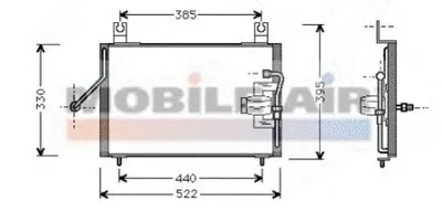 Конденсатор, кондиционер VAN WEZEL купить