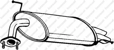 Глушитель выхлопных газов конечный BOSAL купить