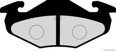 Комплект тормозных колодок, дисковый тормоз HERTH+BUSS JAKOPARTS купить