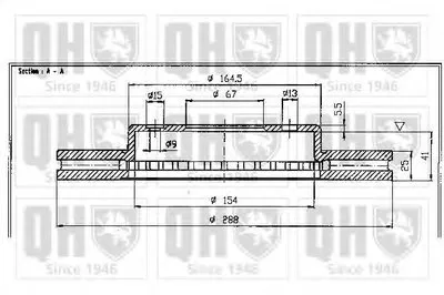 Тормозной диск QUINTON HAZELL купить