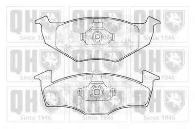 Комплект тормозных колодок, дисковый тормоз QUINTON HAZELL купить