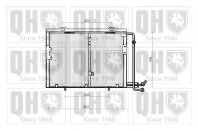 Конденсатор, кондиционер QUINTON HAZELL купить