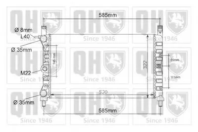 Радиатор, охлаждение двигателя QUINTON HAZELL купить