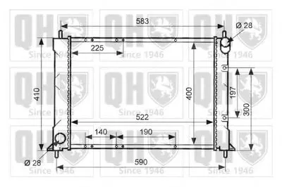 Радиатор, охлаждение двигателя QUINTON HAZELL купить