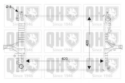 Радиатор, охлаждение двигателя QUINTON HAZELL купить