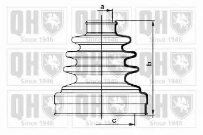 Комплект пылника, приводной вал QUINTON HAZELL купить