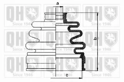 Комплект пылника, приводной вал QUINTON HAZELL купить