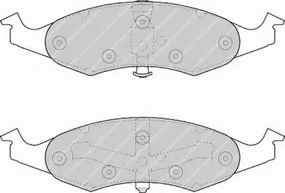 Комплект тормозных колодок, дисковый тормоз PREMIER FERODO купить