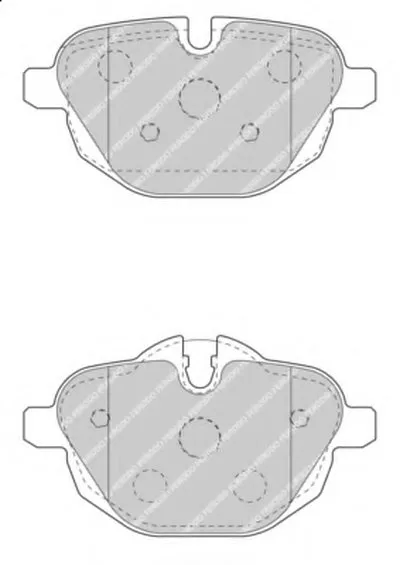 Комплект тормозных колодок, дисковый тормоз PREMIER FERODO купить