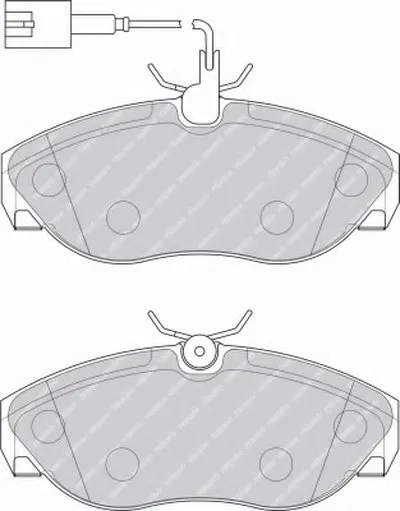 Комплект тормозных колодок, дисковый тормоз PREMIER FERODO купить