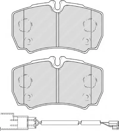 Комплект тормозных колодок, дисковый тормоз PREMIER FERODO купить