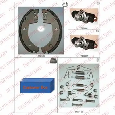 Комплект тормозных колодок DELPHI купить