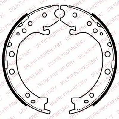 Комплект тормозных колодок, стояночная тормозная система DELPHI купить