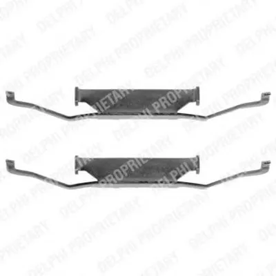 Комплектующие, колодки дискового тормоза DELPHI купить