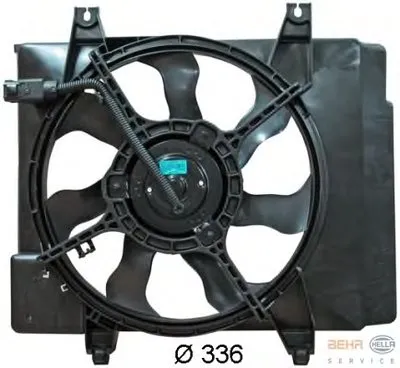 Вентилятор, охлаждение двигателя BEHR HELLA SERVICE купить