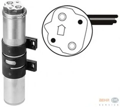 Осушитель, кондиционер BEHR HELLA SERVICE купить