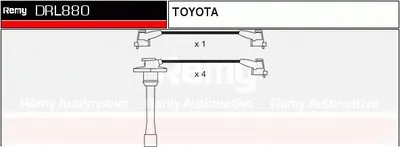 Комплект проводов зажигания Brand New REMY (Multiline) DELCO REMY купить