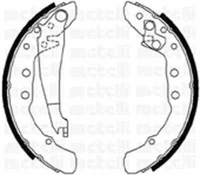 Комплект тормозных колодок METELLI купить
