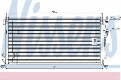 Конденсатор, кондиционер NISSENS купить