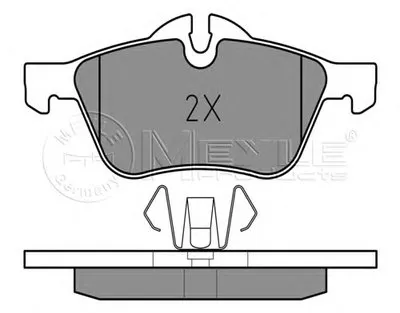 Комплект тормозных колодок, дисковый тормоз MEYLE купить
