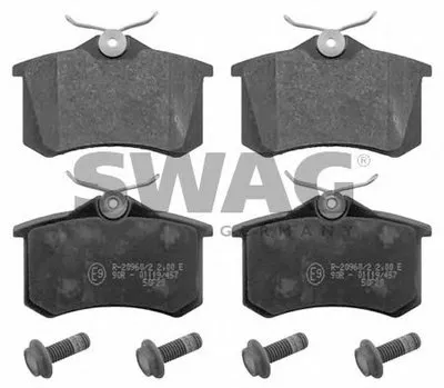 Комплект тормозных колодок, дисковый тормоз SWAG купить