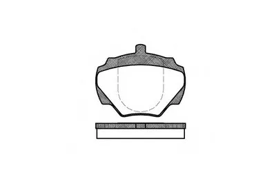 Комплект тормозных колодок, дисковый тормоз REMSA купить