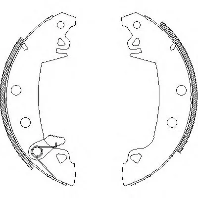 Комплект тормозных колодок REMSA купить