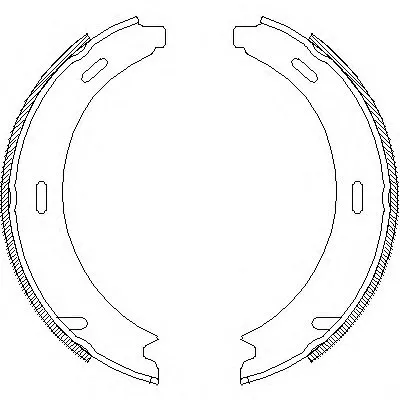 Комплект тормозных колодок, стояночная тормозная система REMSA купить