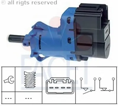 Выключатель фонаря сигнала торможения FACET купить
