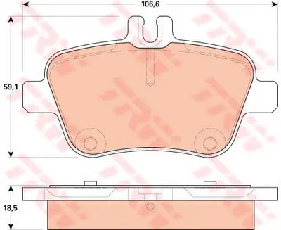 Комплект тормозных колодок, дисковый тормоз COTEC TRW купить