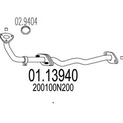 Труба выхлопного газа MTS купить