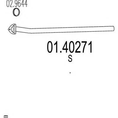 Труба выхлопного газа MTS купить