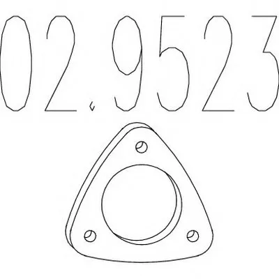 Прокладка, труба выхлопного газа MTS купить