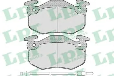 Комплект тормозных колодок, дисковый тормоз LPR купить
