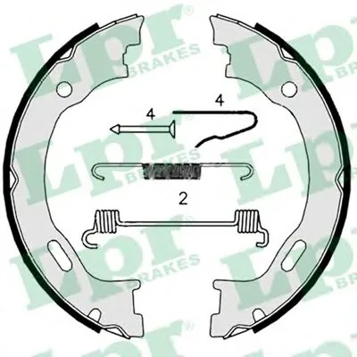 Комплект тормозных колодок, стояночная тормозная система LPR купить