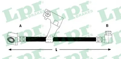 Тормозной шланг LPR купить