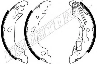 Комплект тормозных колодок TRUSTING купить