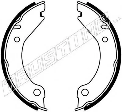 Комплект тормозных колодок, стояночная тормозная система TRUSTING купить