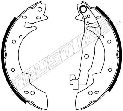 Комплект тормозных колодок REPARATION KIT TRUSTING купить