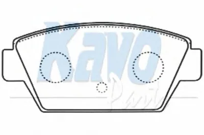 Комплект тормозных колодок, дисковый тормоз MK KASHIYAMA KAVO PARTS купить