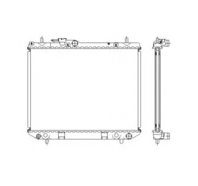 Радиатор, охлаждение двигателя NRF купить